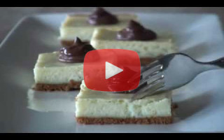 Easy Cheesecake Nutella Bars